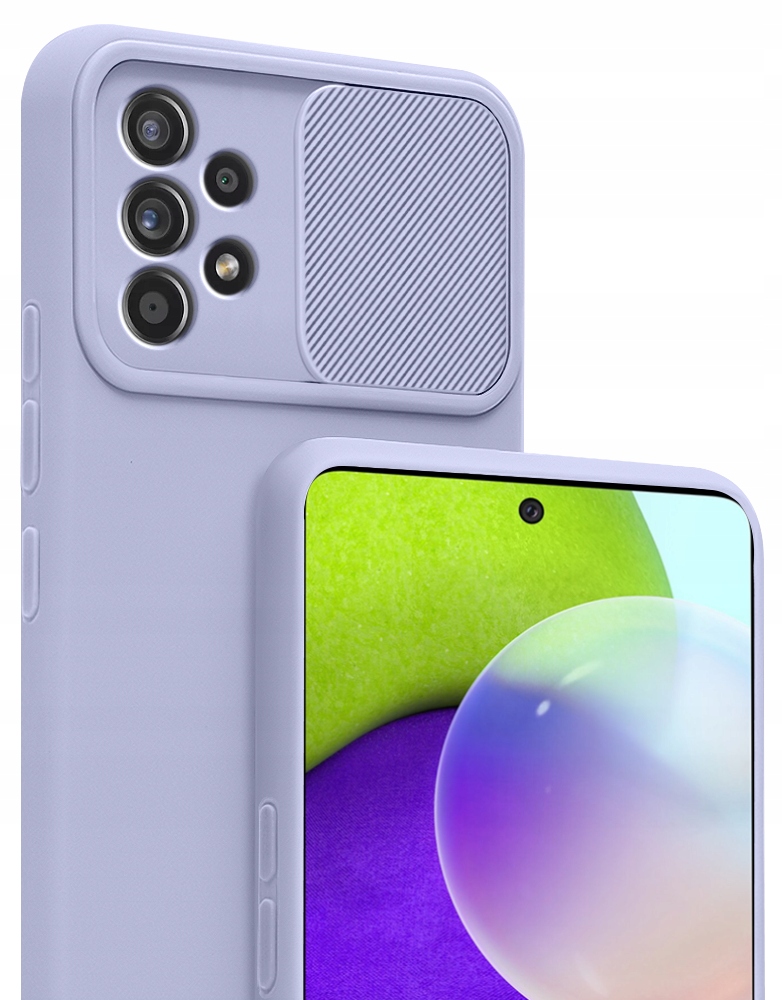 

Etui Silicone CamShield Szkło do Samsung A52 /s 5G