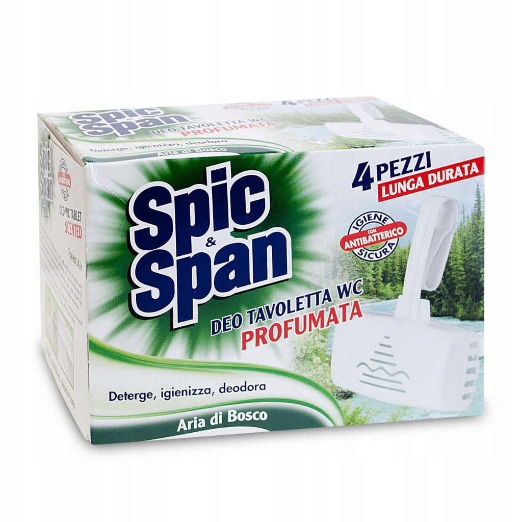 

Spic&Span kostka Wc o zapachu leśnym 4szt.