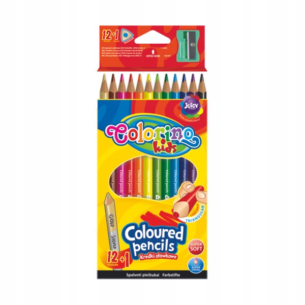 

kredki ołówkowe Colorino trójkątne