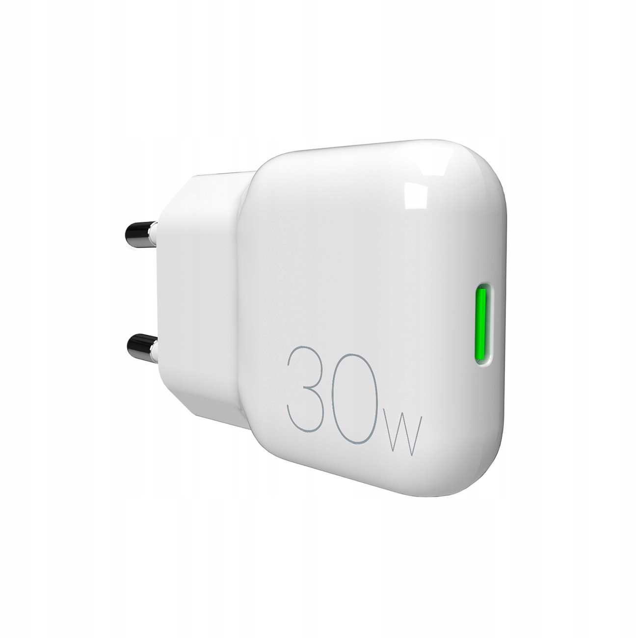Nabíjačka sieťová Usb-c GaN 30W biela Usb-c napájací zdroj 30W kompaktná