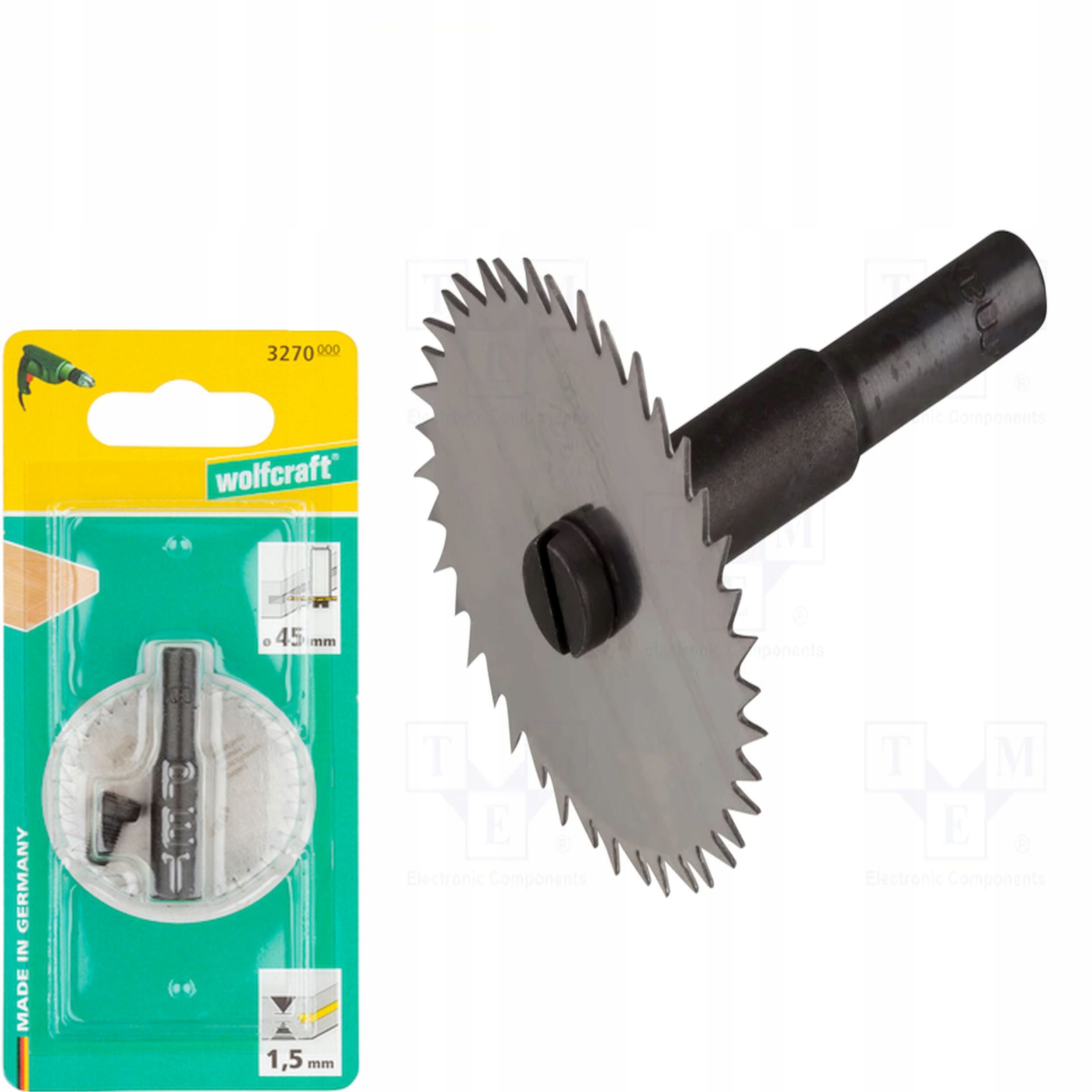 

Wolfcraft Piła szczelinowa Ws śr. 45x12mm 3270000