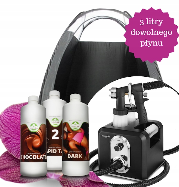 Zestaw do opalania natryskowego plus szkolenie