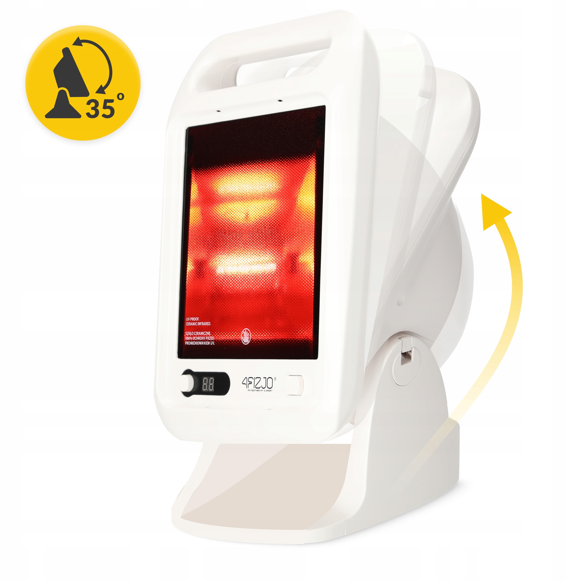 INFRAČERVENÁ LAMPA SOLLUX LÉČIVÝ TERAPEUTICKÝ INFRAZÁŘIČ Model Infrared Therapy Lamp