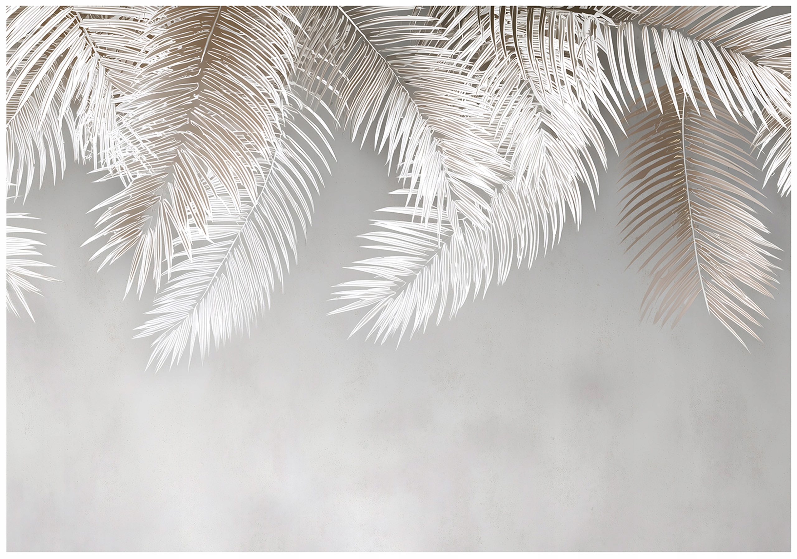 Fototapeta Závesné Listy Abstrakcia Betónová Šedá Béžová Perie 300x210