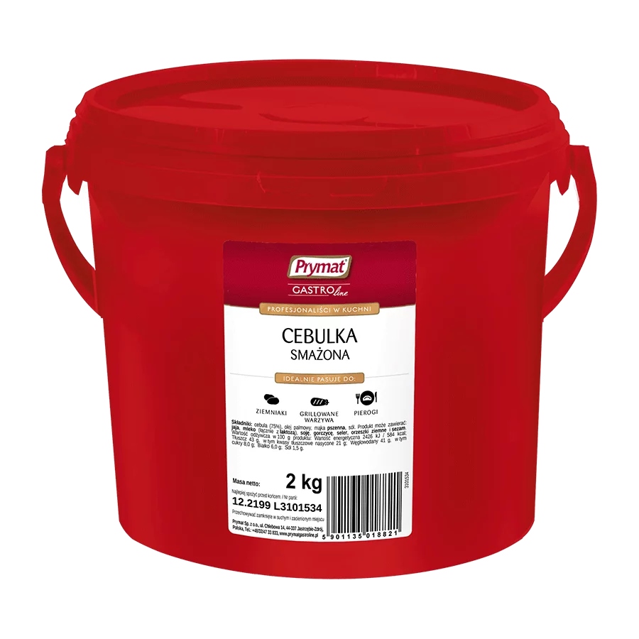 Cebulka smażona 2 kg Prymat Wiaderko