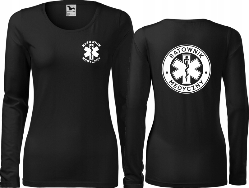 

Koszulka medyczna długi rękaw Ratownik Medyczny