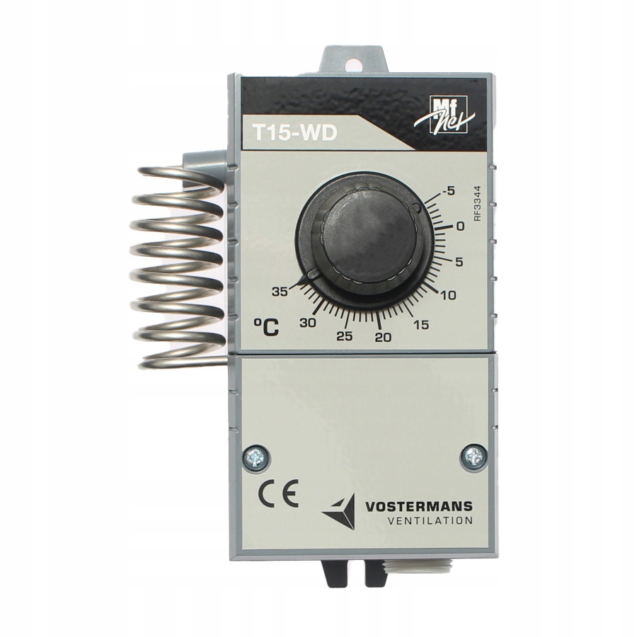 Mechanický termostat multifanový teploměr t15-wd