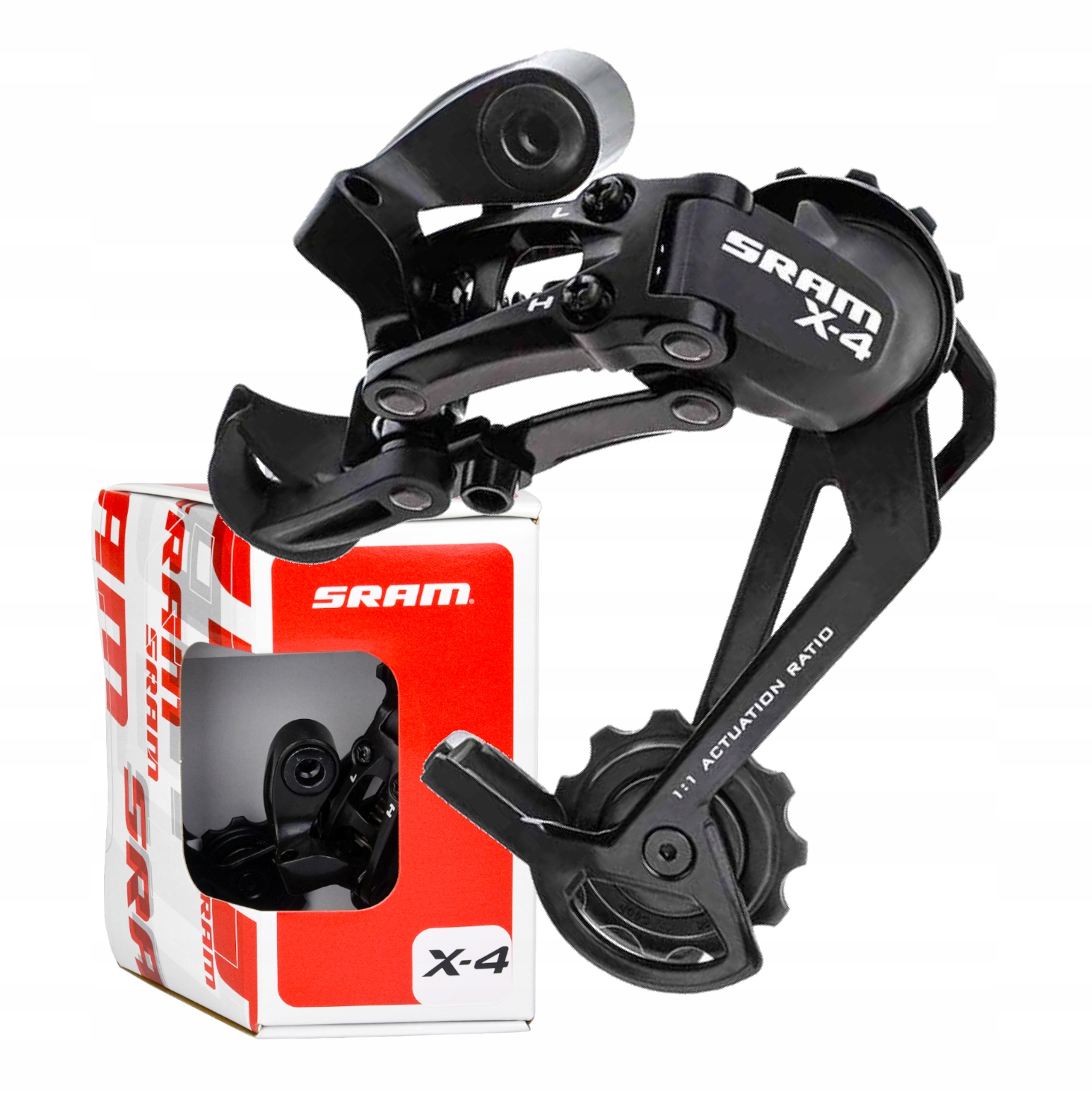 Zadní přehazovačka Sram X-4 Trigger 1:1 45T, 11-34, Mtb, 7 8 9 řad; Box