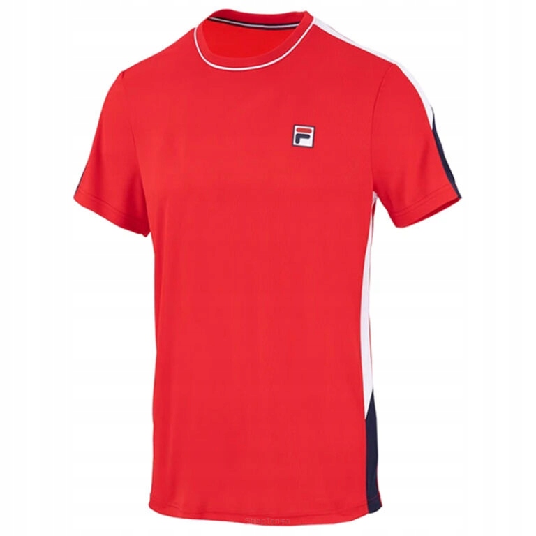 Koszulka tenisowa Fila T-shirt Gabriel czerwona r.M