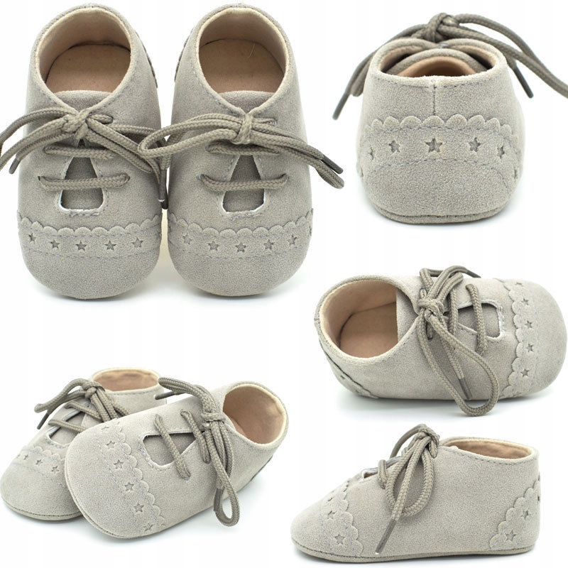 

Nowe buciki niechodki J.szary 11,5 cm 6-12 m 74-80