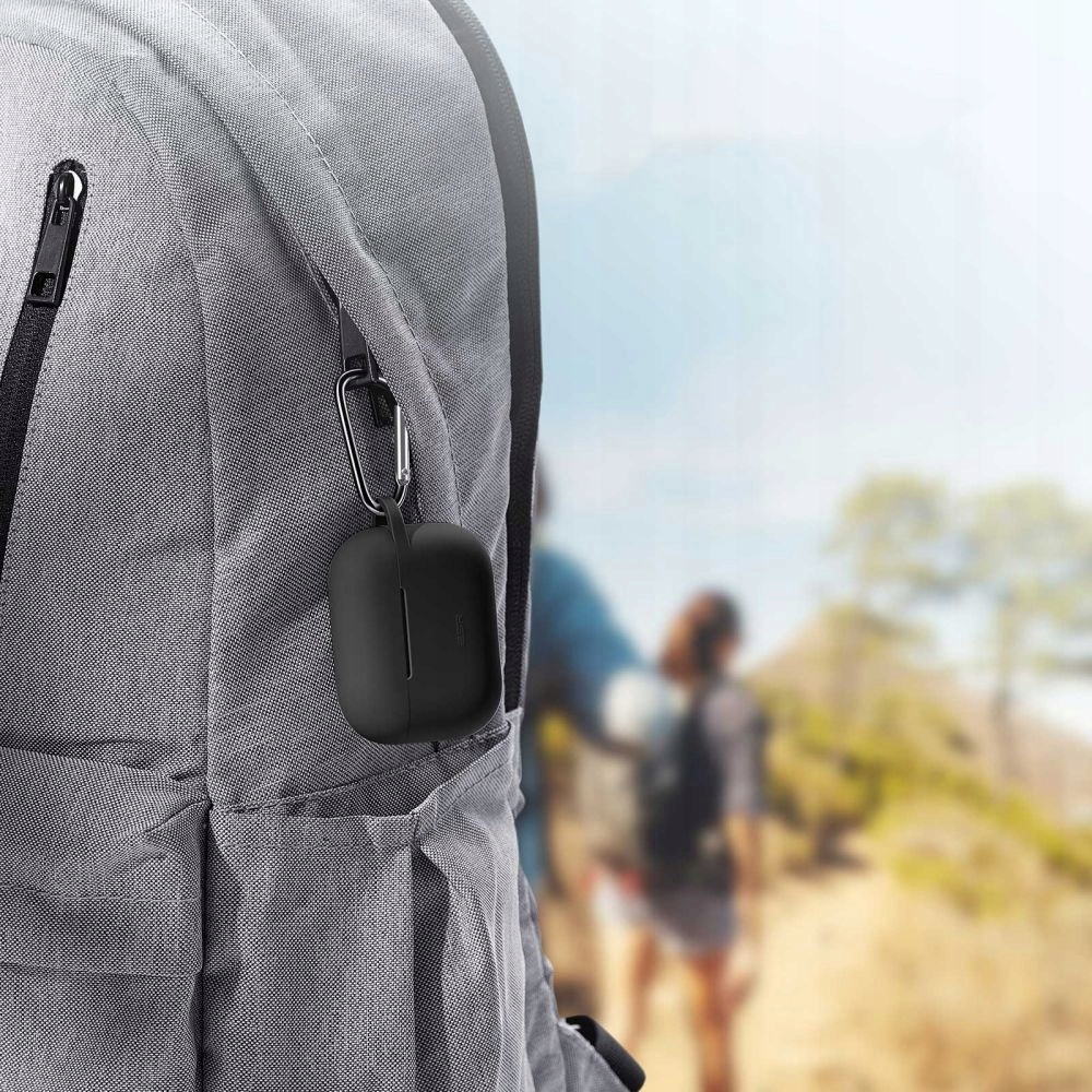 CZARNE ETUI CASE COVER ESR DO APPLE AIRPODS PRO 1 2 LEKKIE ZAWIESZKA BOUNCE Kolor dominujący czarny