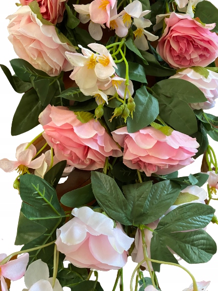 

Róża Girlanda XXXL bluszcz sztuczna 4 zwisy róży