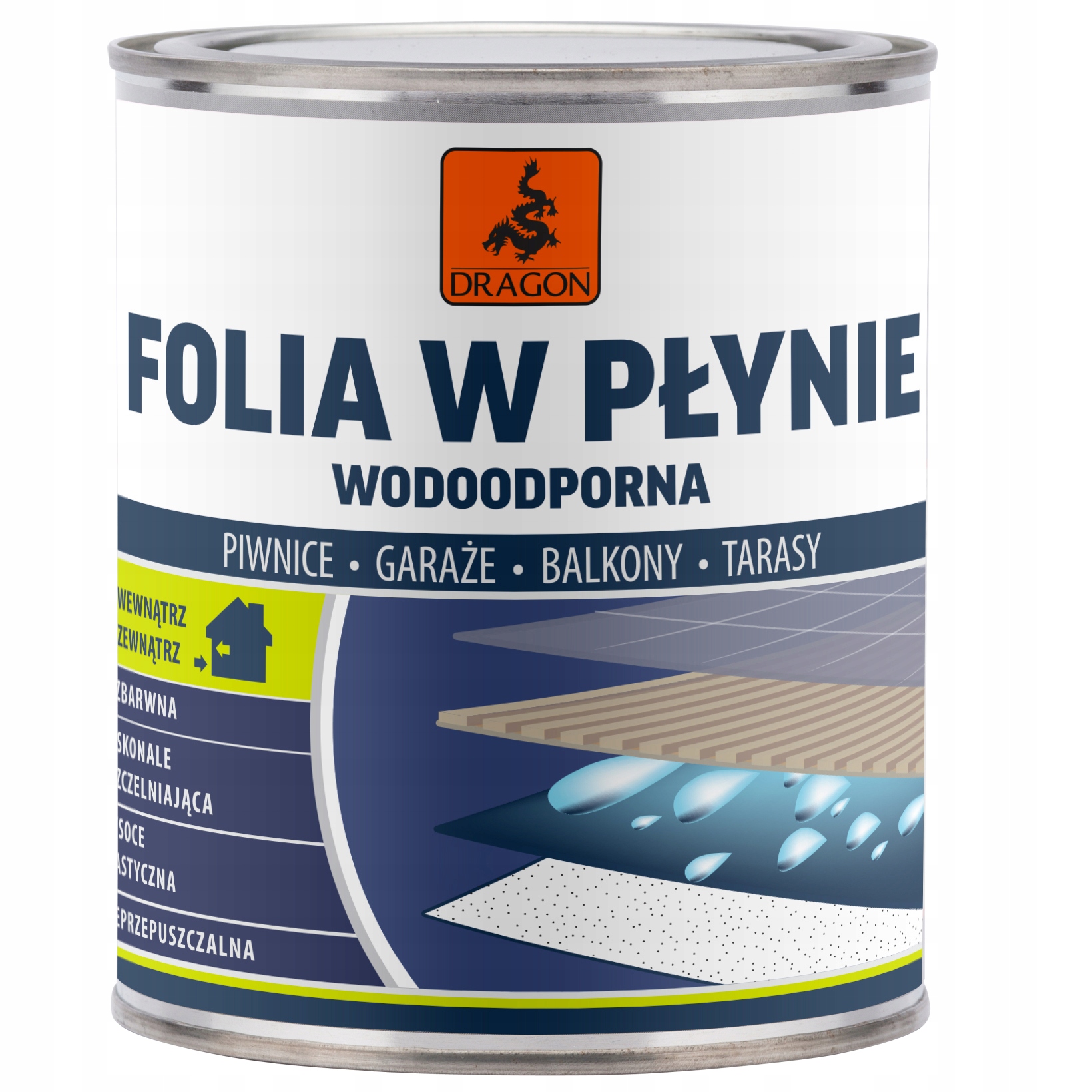 

Folia w płynie W Wodoodporna 0,75L Dragon