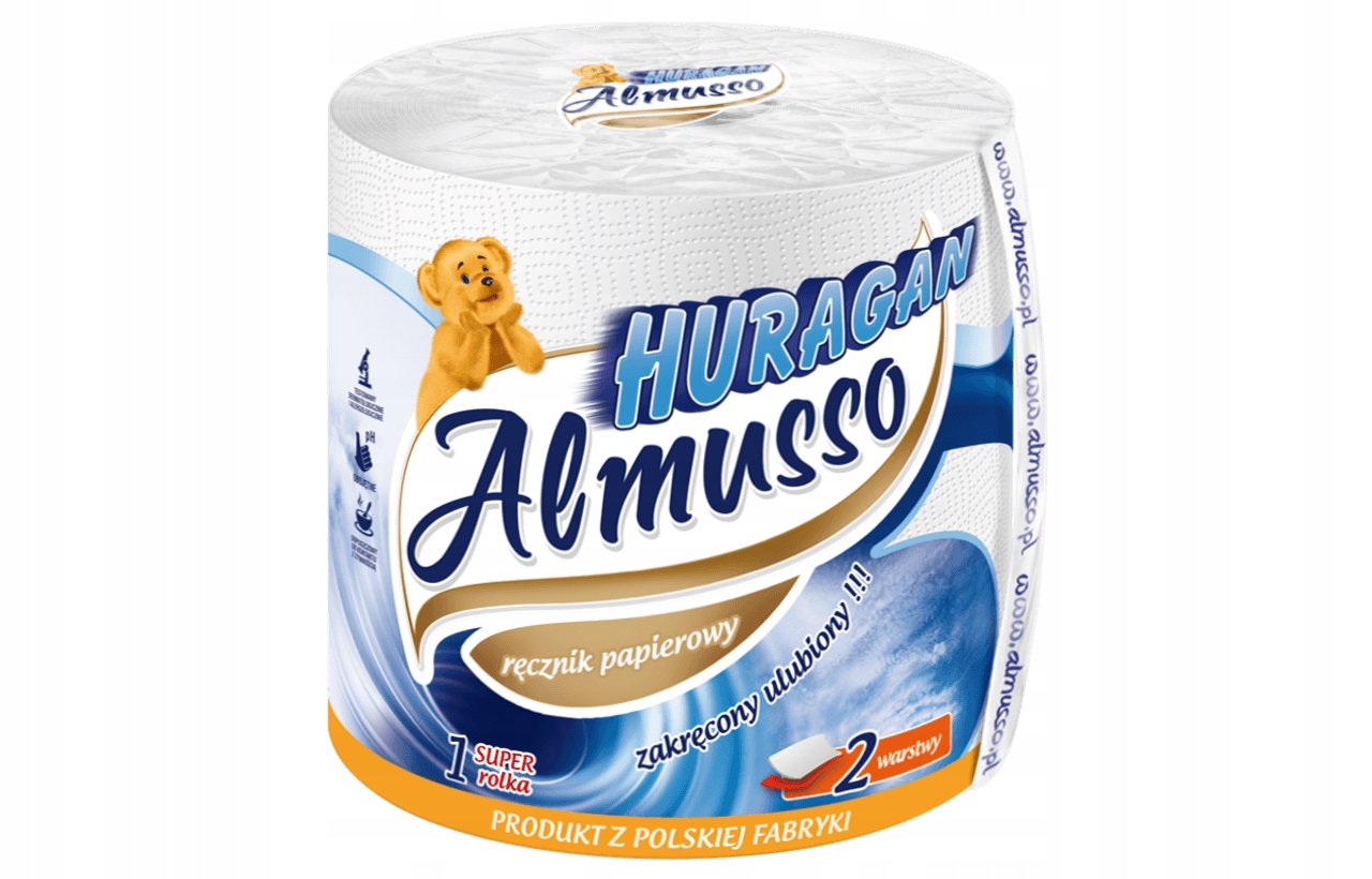 

Ręcznik Almusso Huragan 2 warstwy 60metrów