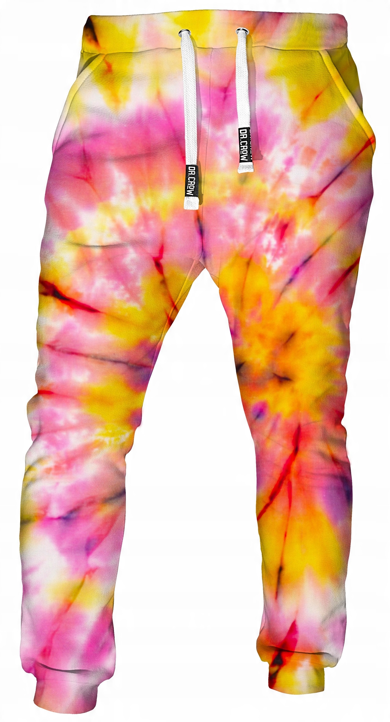 

D Spodnie Dresowe Print Dr.crow Tie Die Pink XL