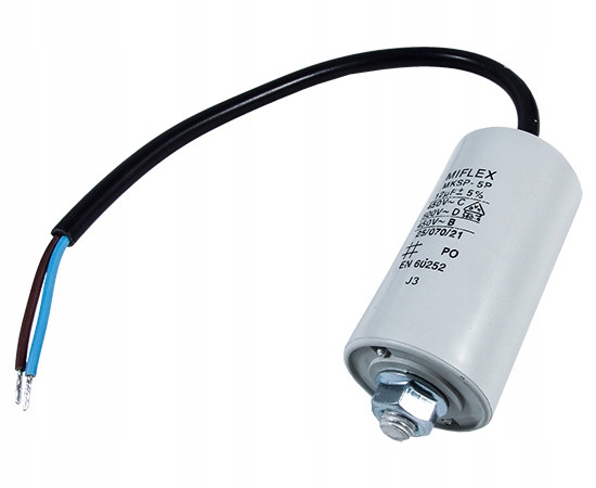 

Kondensator Rozruchowy Silnikowy 16uF 450V Przewod