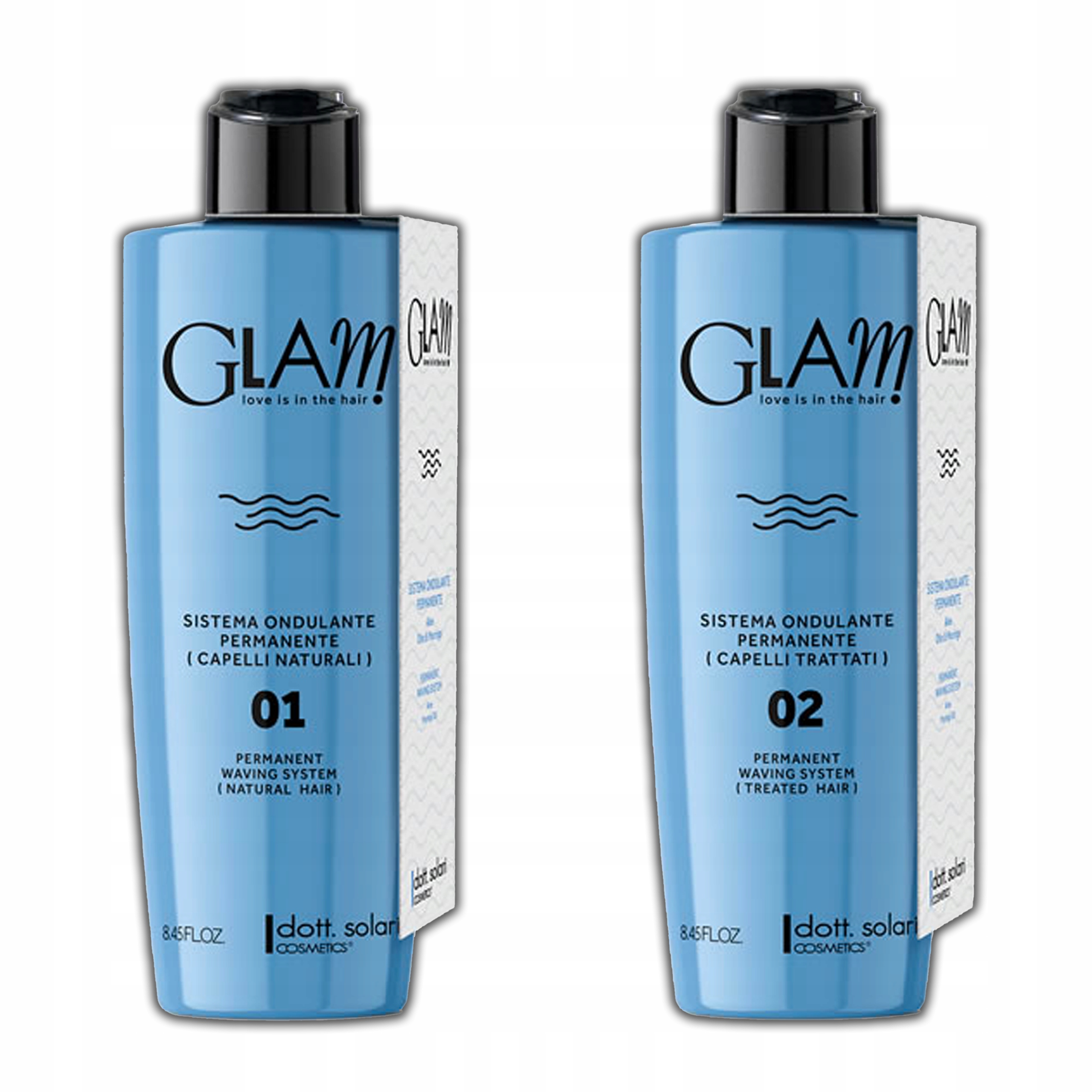 Sada Dott.solari Glam Wave Trvalá Ondulace 01 02 2x250 ML