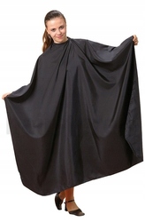 Fox Černá pelerína na zip, voděodolná