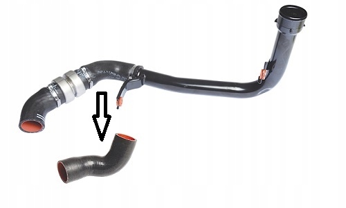 1366 74 - Шланг турбо интеркулера CITROEN / PEUGEOT 2.2 HDi