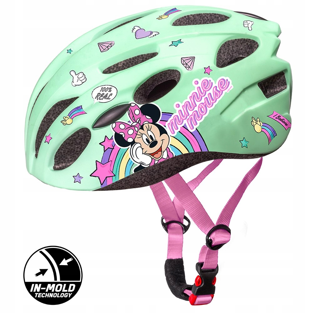 KASK ROWEROWY IN-MOLD DZIECIĘCY MIĘTOWY MINNIE Marka Seven