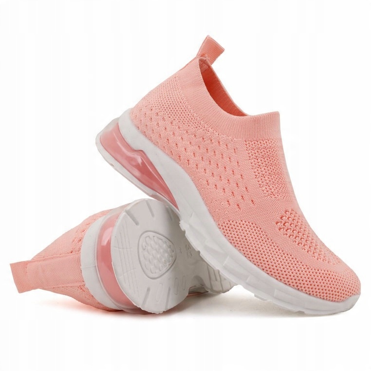 

Buty sportowe dziecięce wsuwane morelowy