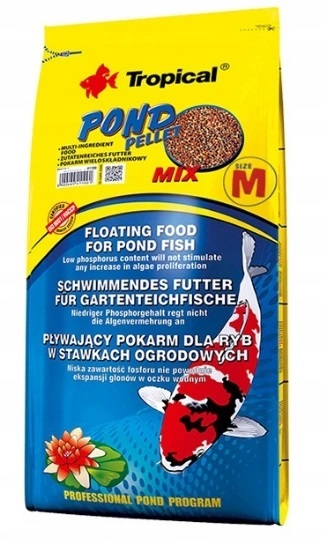 

Tropical Pond Pellet Mixed Koi 4KG Granulat M Staw
