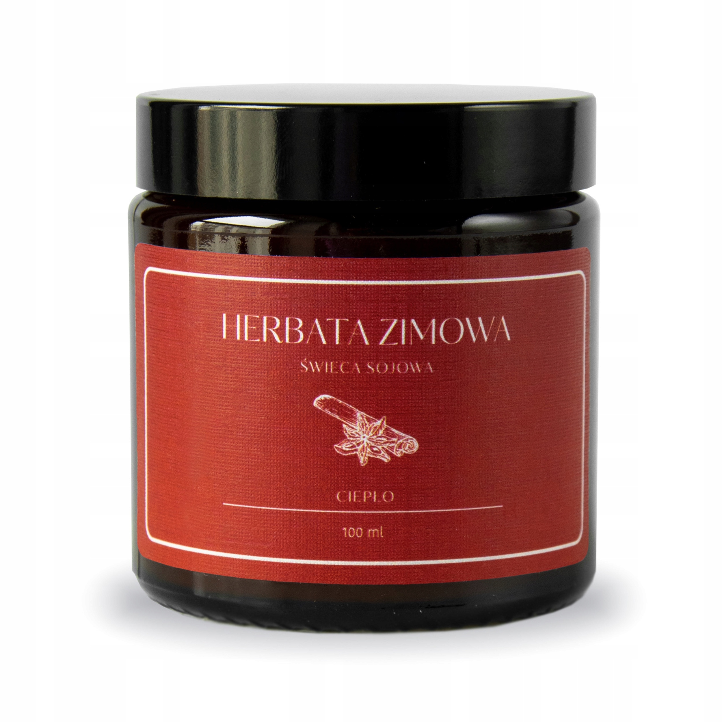 

Świeca sojowa zapachowa Herbata Zimowa 100 ml