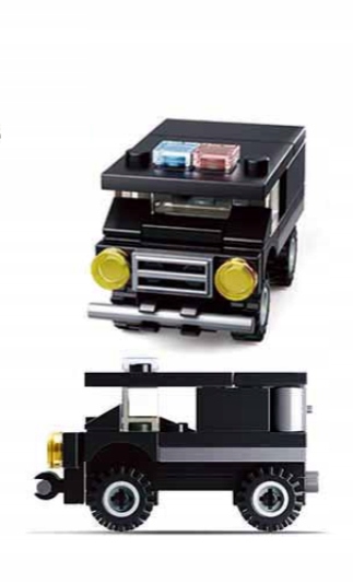 KLOCKI SLUBAN POLICJA POJAZD RADIOWÓZ POLICYJNY