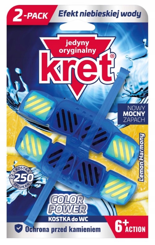 

Kret Zawieszka Barwiąca do Wc Lemon Harmony 2x40g