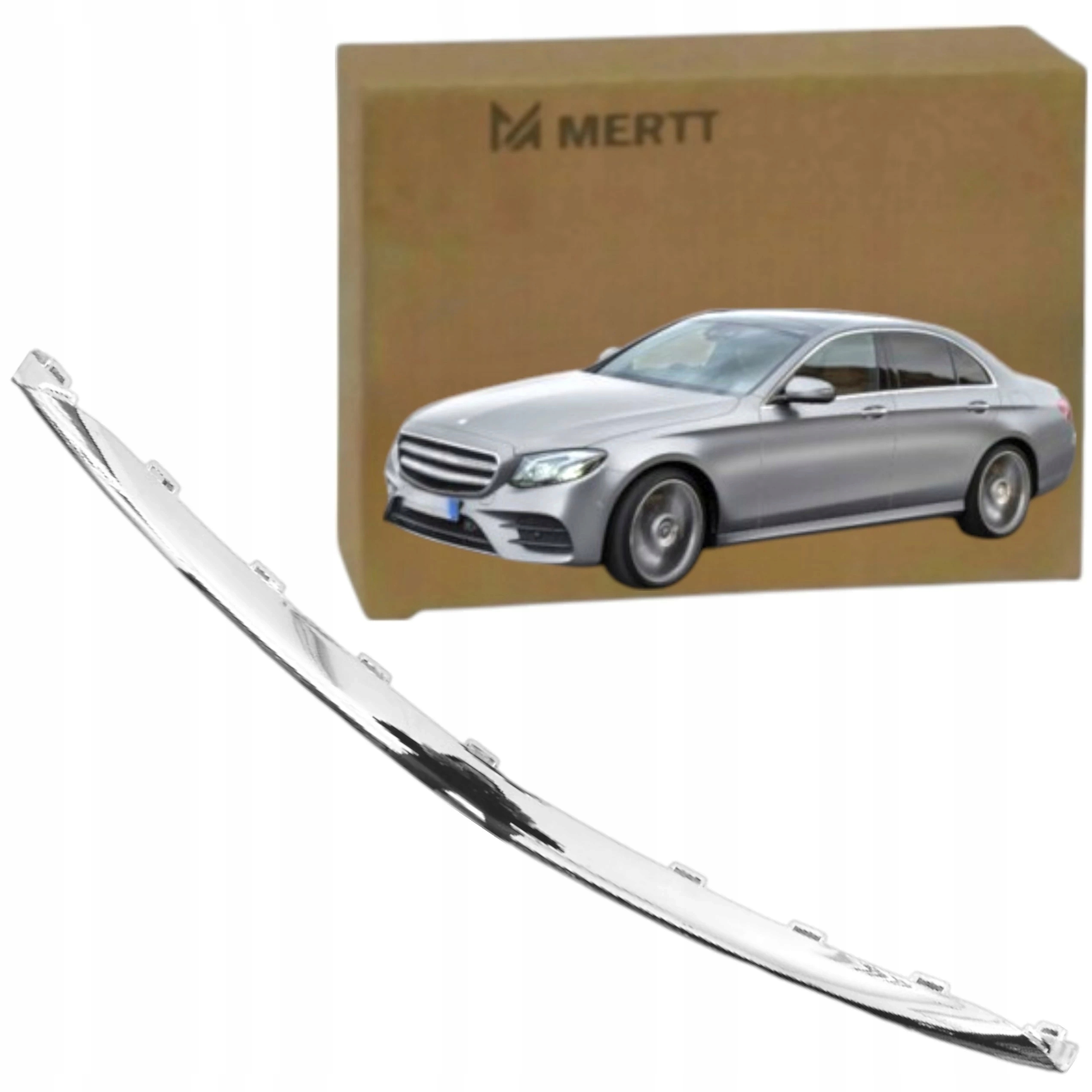 Mercedes E Klasa W213 S213 Atrapa Spodního Nárazníku chromovaná lesklá 2138857000