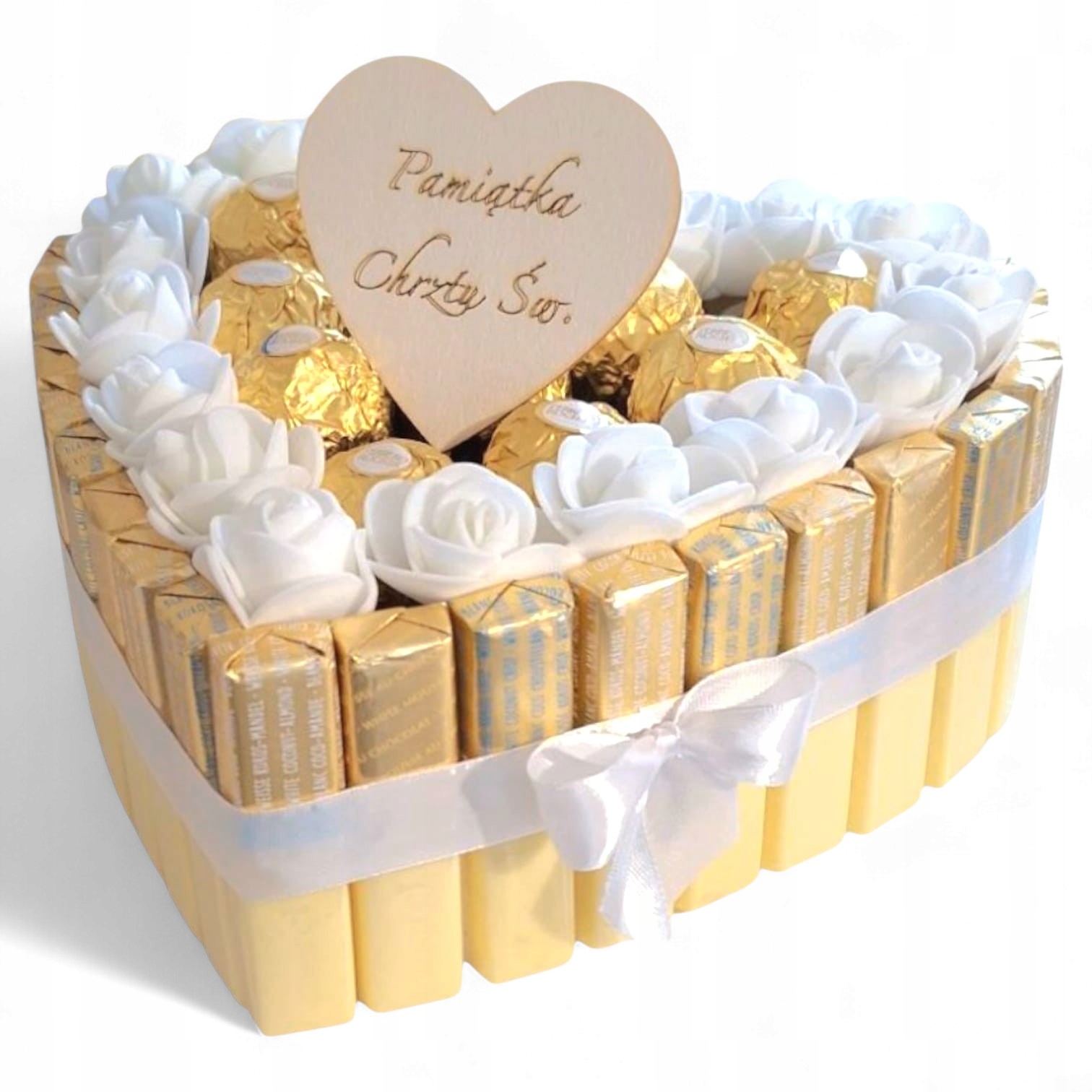 Pamiątka Pierwszej Komunii na Komunię Chrzciny Chrzest 20 cm