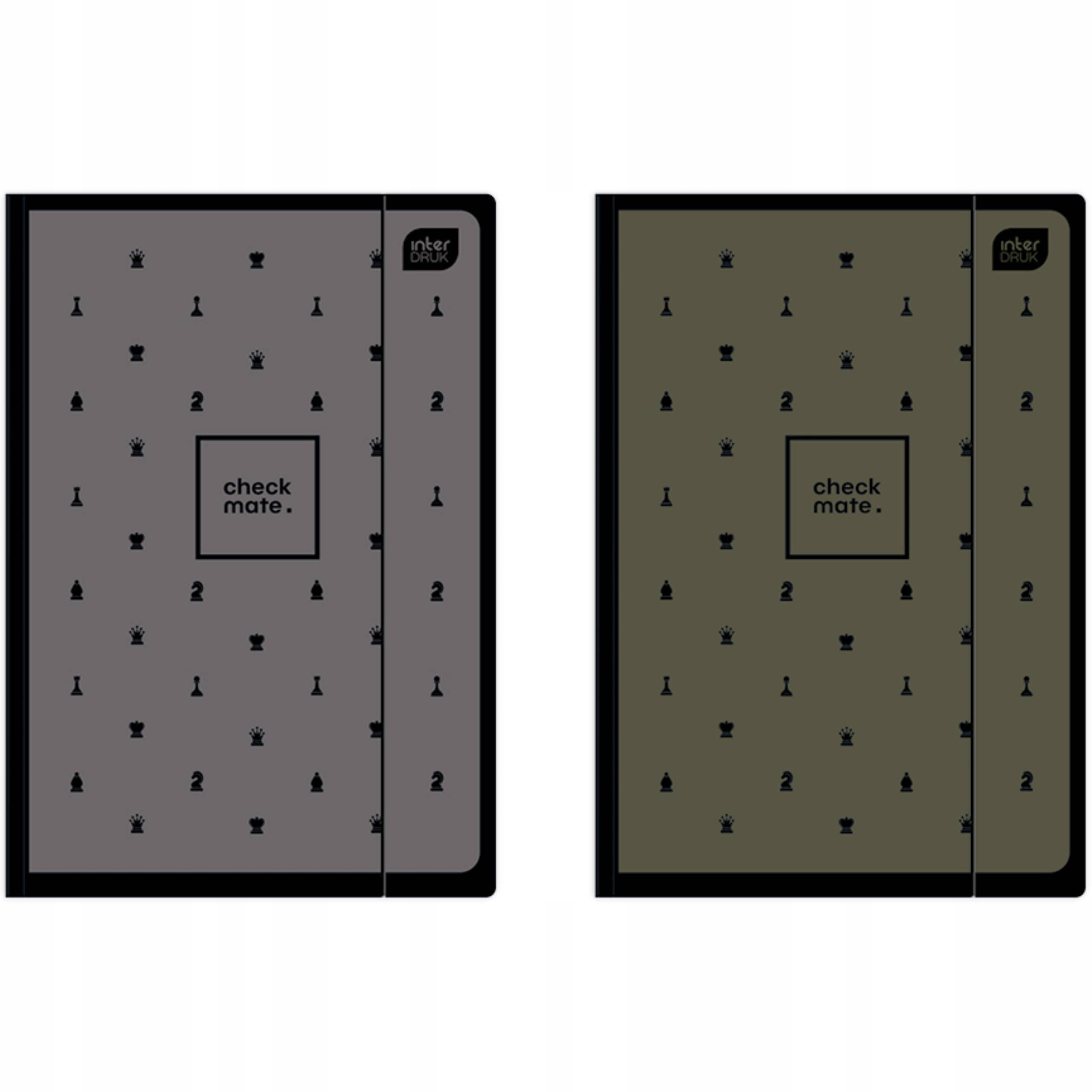 INTERDRUK Teczka A4 z gumką Soft Touch Chess 1 szt