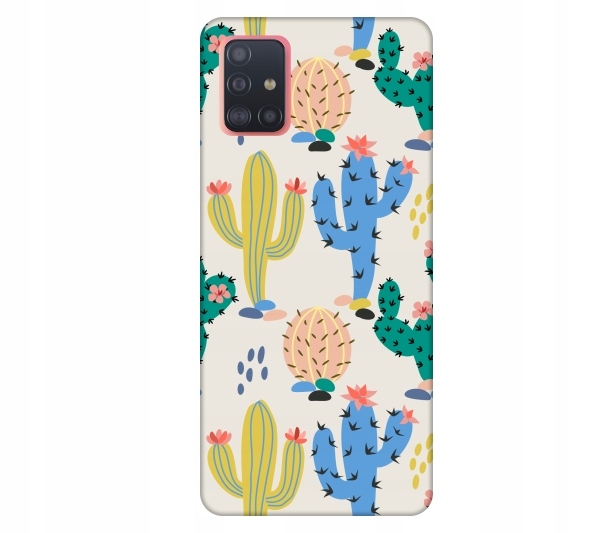 

Etui pokrowiec do Samsung Galaxy A51 Kaktus tropik