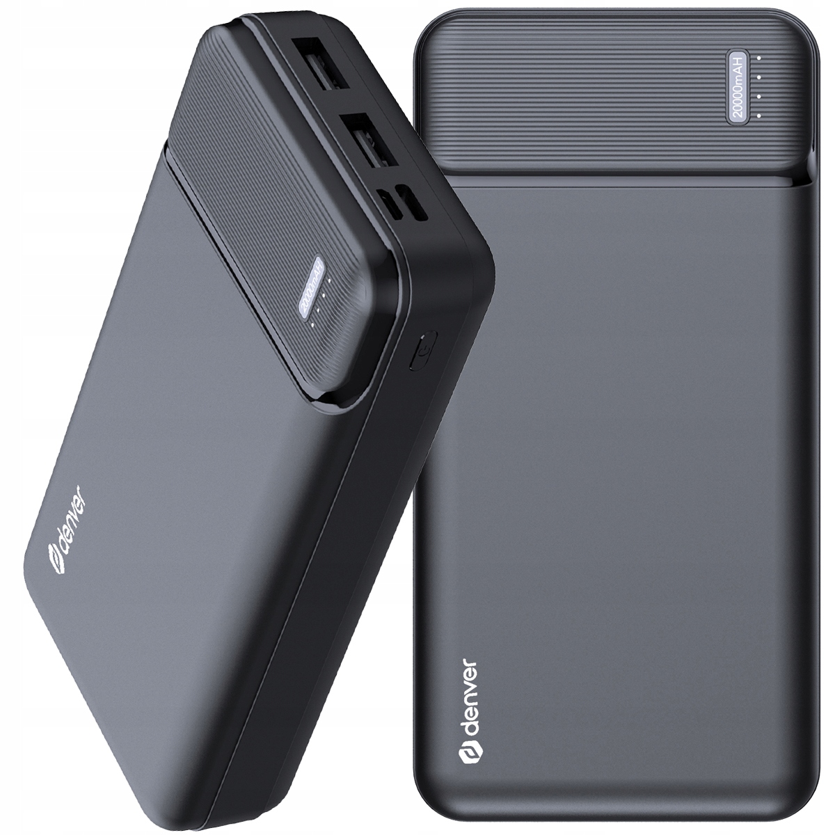 Powerbanka 20000 mAh Led s MicroUSB kabelem Denver