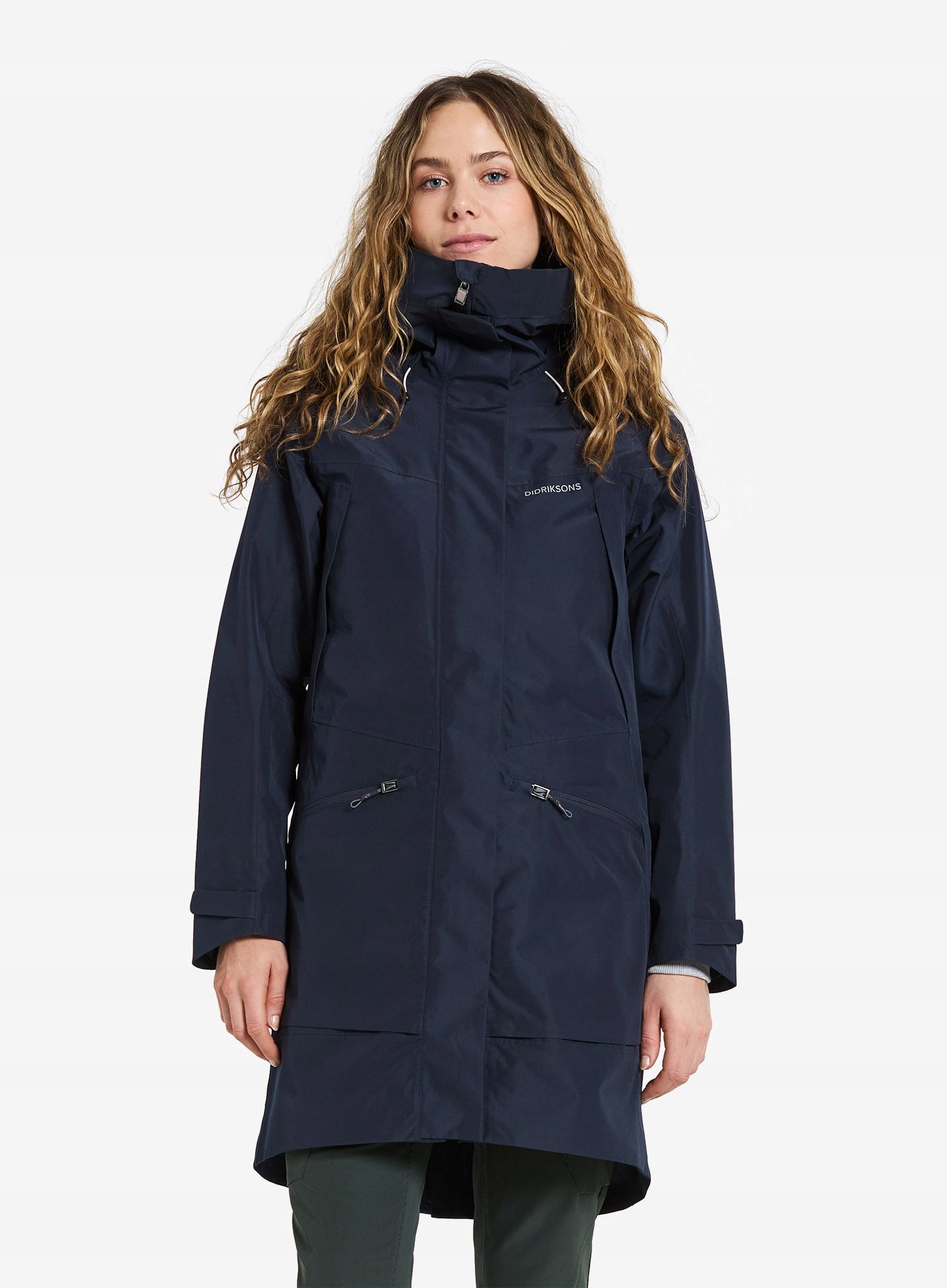 Dámská dešťová parka Didriksons Ilma Parka 8 night blue 36 (s)
