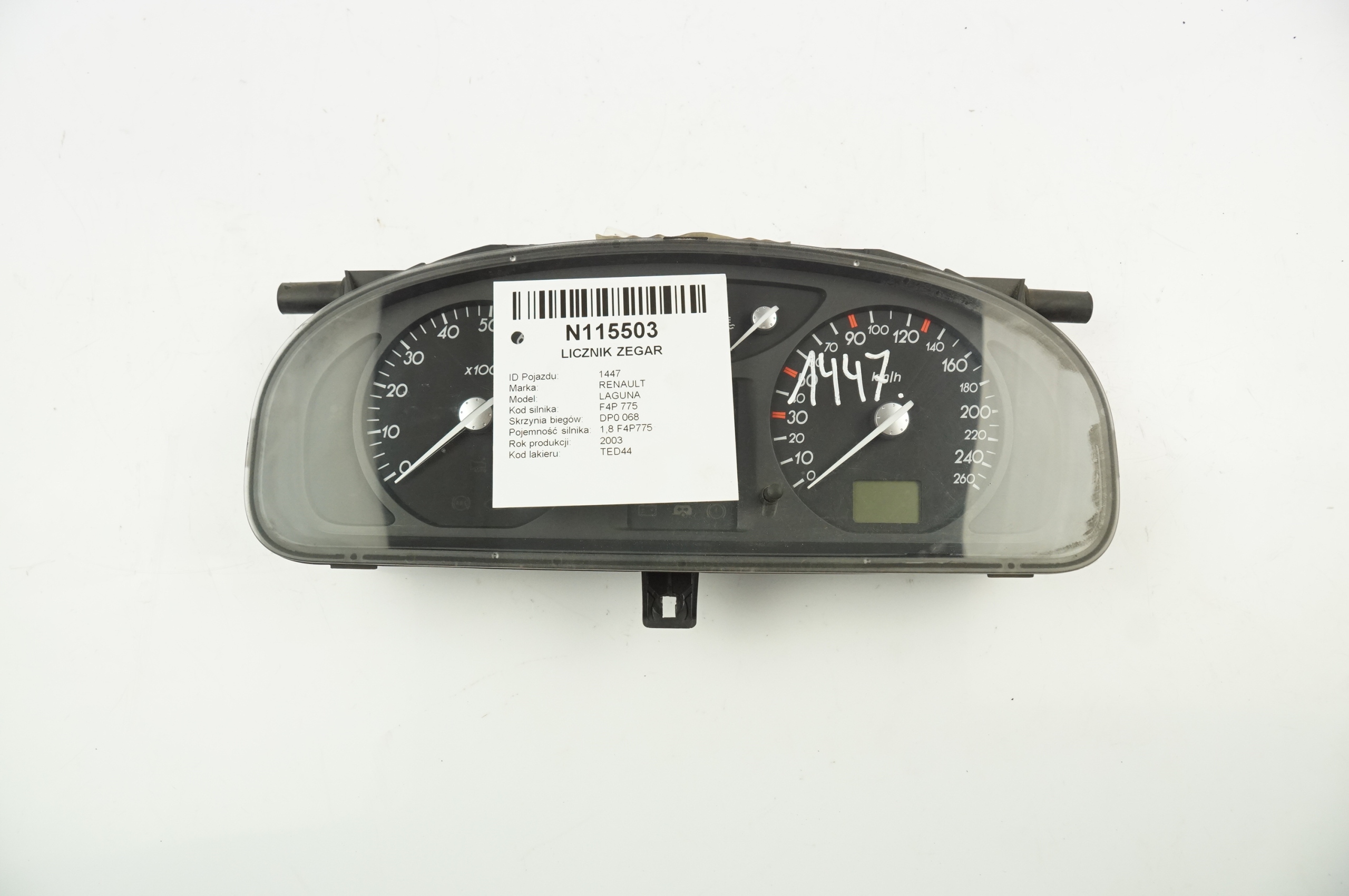 dials clock 8200218868 RENAULT LAGUNA II