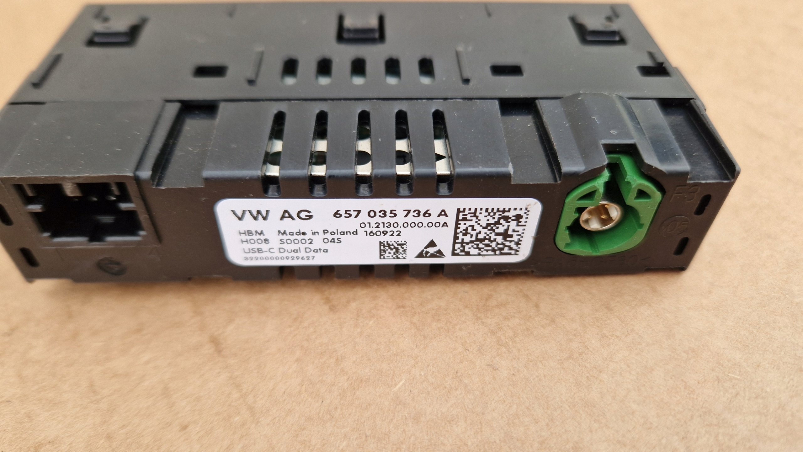 Module GNOAZDO USB 657035736A SKODA OCTAVIA Original