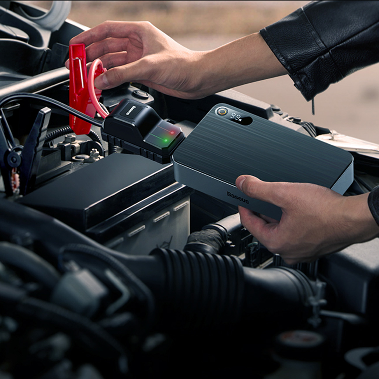 BASEUS JUMP STARTER DO SAMOCHODU 12000 mAh ROZRUCH POWER BOOSTER DO AUTA Model C00245700111-00