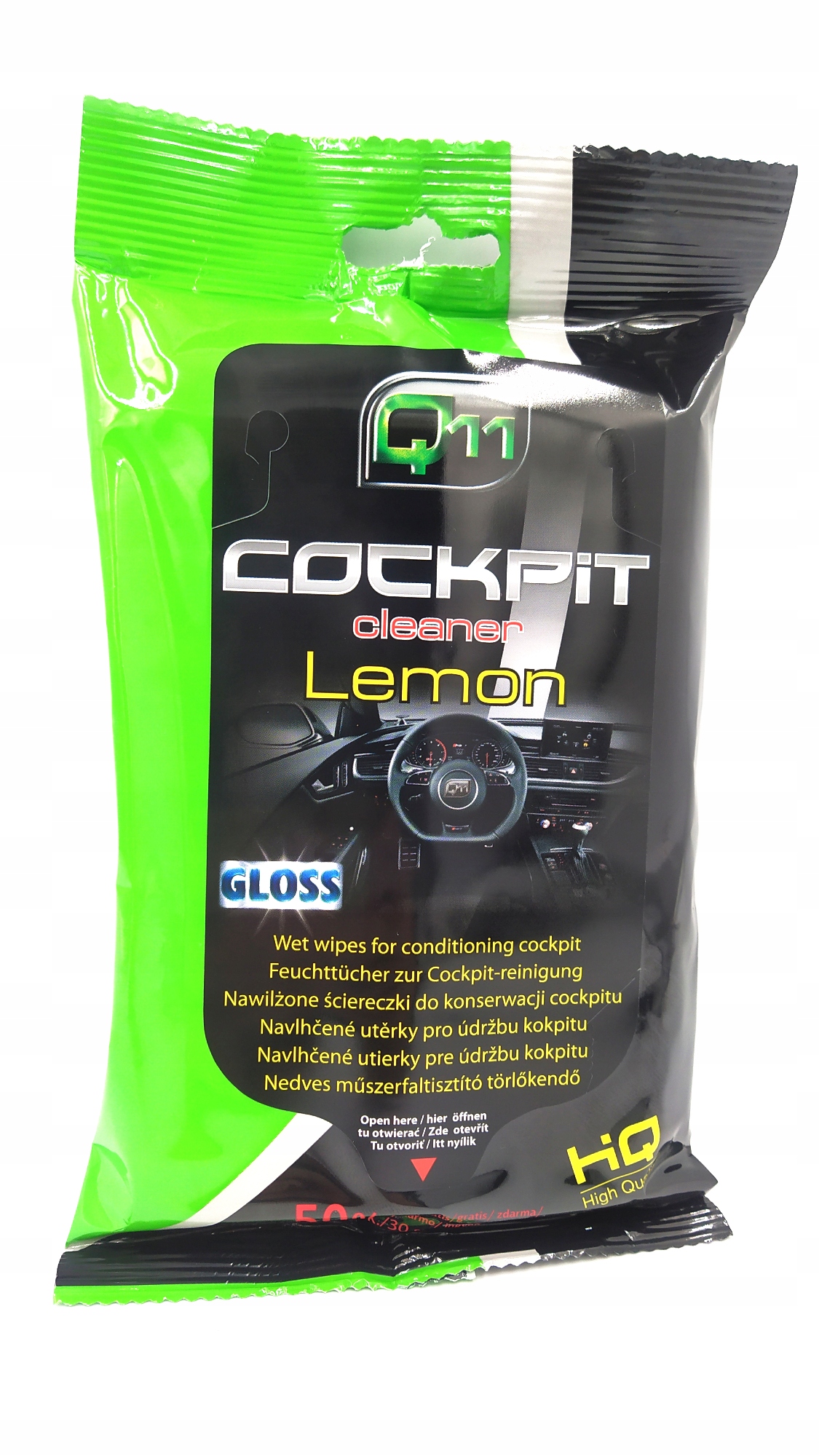 

Ściereczki Chusteczki Matowe Do Kokpitu Q11 Lemon