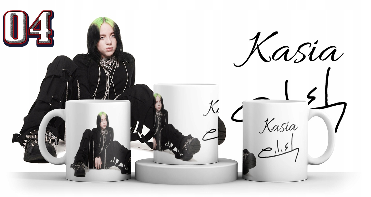 KUBEK BILLIE EILISH + IMIE + KARTONIK Rodzaj gadżetu muzyczny
