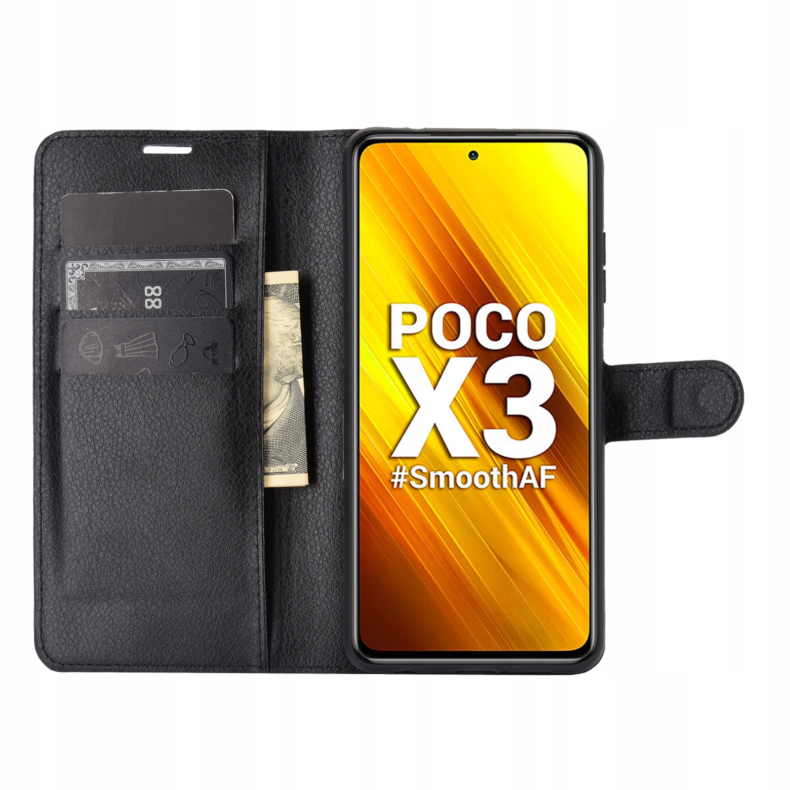 ETUI PORTFEL LITCHI POKROWIEC CASE DO POCO X3 PRO Marka YouTab
