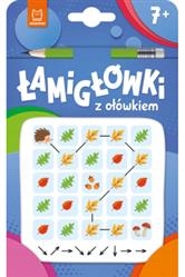 Łamigłówki z ołówkiem 7+ Książeczka niebieska