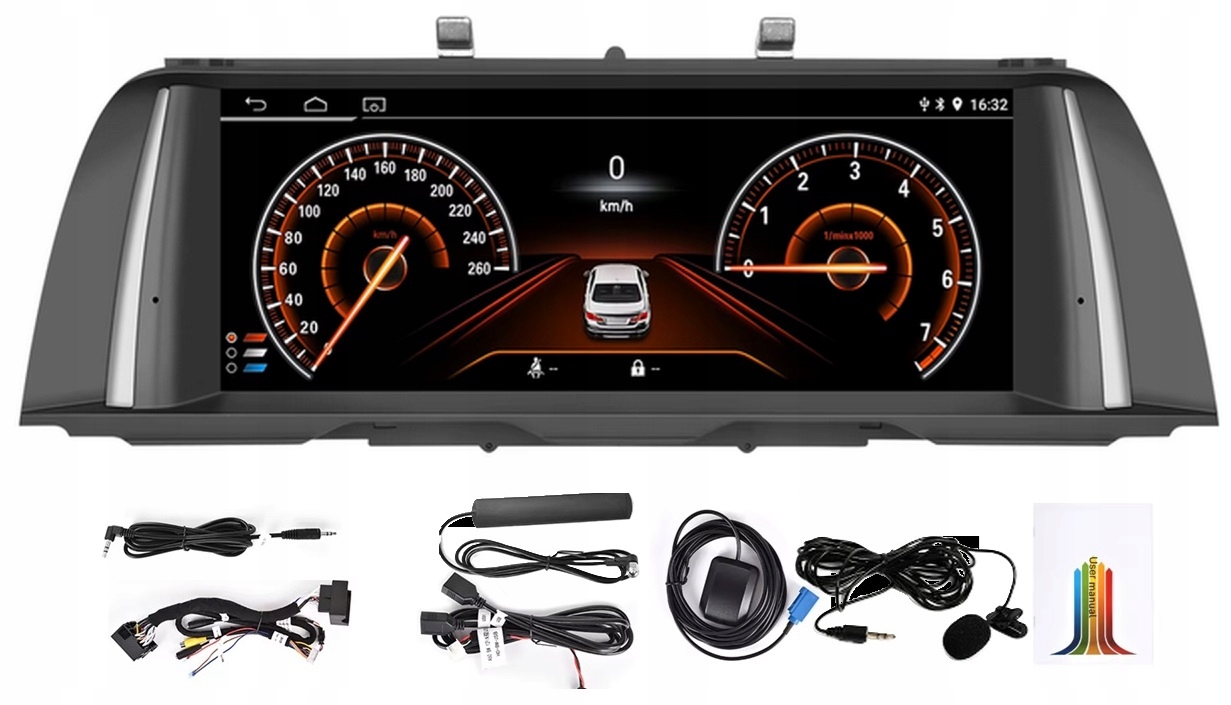 Radio Android Auto Bmw F10 F11 2011-2017 Bt Gps Wifi Carplay 4GB 64GB Sim