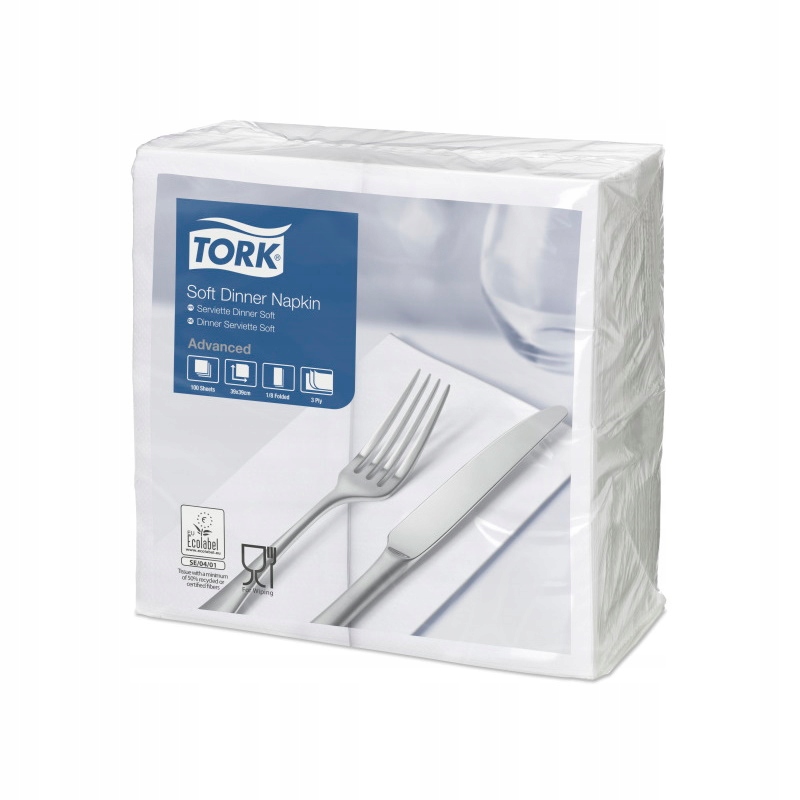 

Tork 477579 Serwetki obiadowe, 3 warstwy, x100