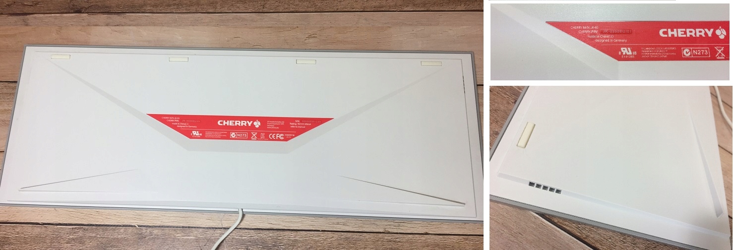 Cieńka CICHA Klawiatura Cherry JK-0300 FOR APPLE Układ klawiatury US international (qwerty)