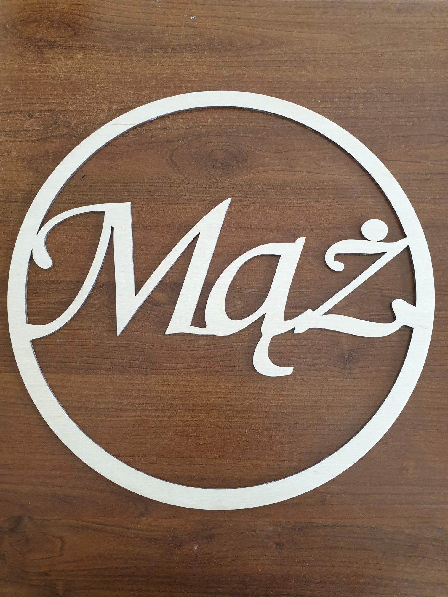 OBRĘCZE KOŁA NAPIS MĄŻ ŻONA ŚLUB WESELE 2 SZT Marka inna