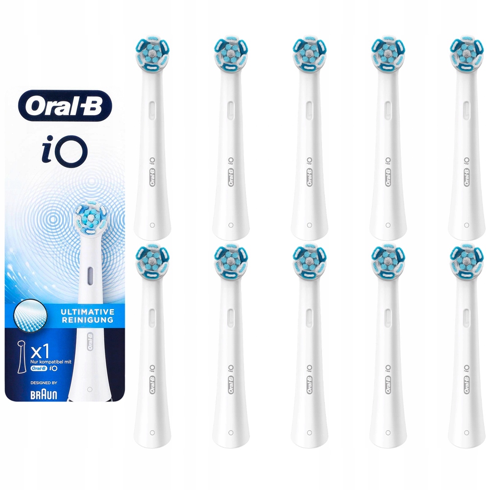 Oryginalna Końcówka Braun Oral-b iO Ultimate Clean Biała Do Szczoteczki