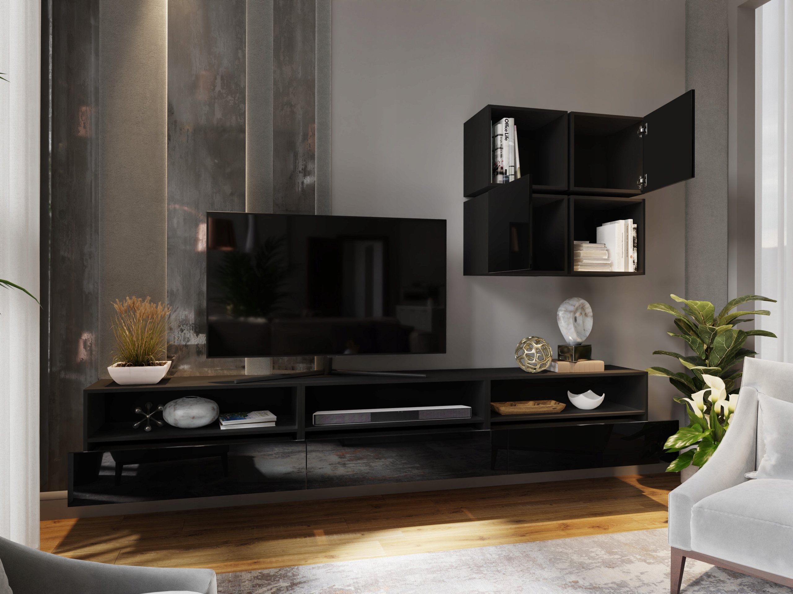 Nábytková Stěna Rtv Nábytek do obývacího pokoje FMB20 O-sofa