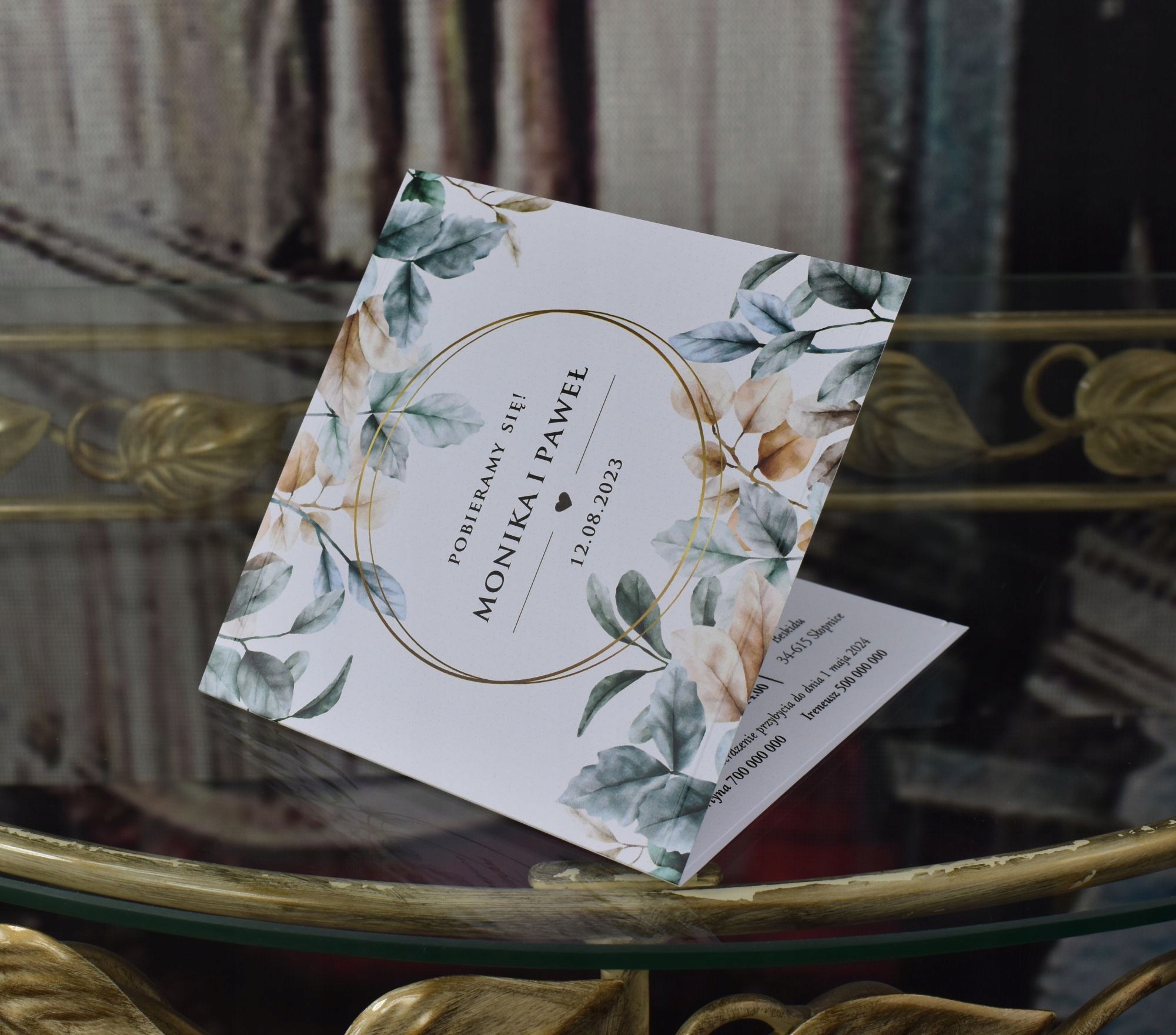 Zaproszenie, zaproszenia na ślub, ślubne Marka inny