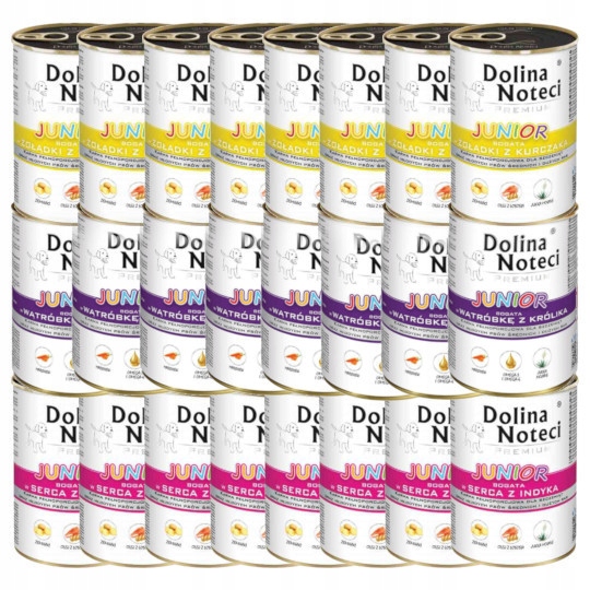 Dolina Noteci Premium Junior Mix Smaków 24x400g